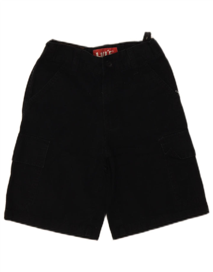 Pantaloni scurți cargo pentru băieți Levi's 7-8 ani W24 L8 bumbac negru