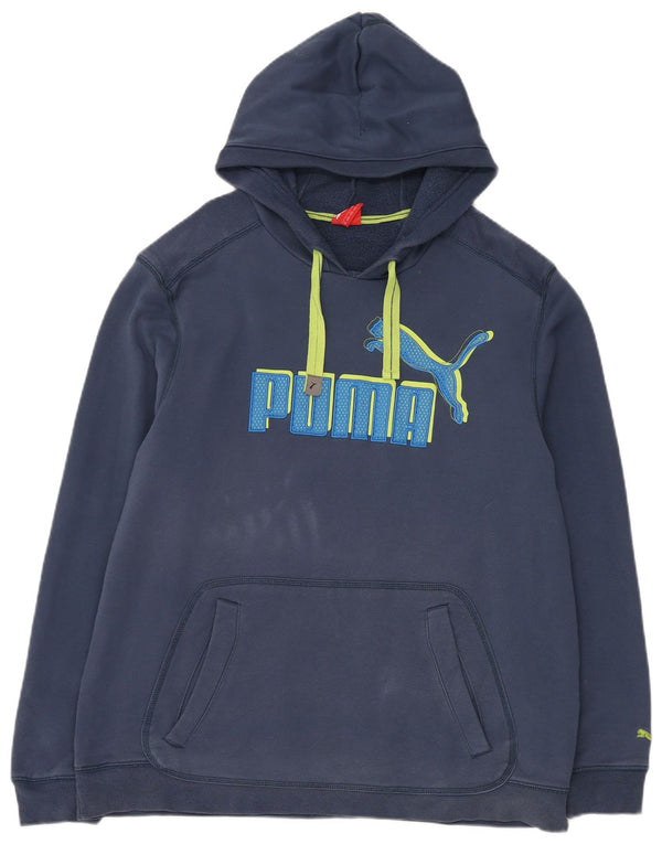 Pulover Puma Graphic Hoodie pentru bărbați, 2XL, bleumarin