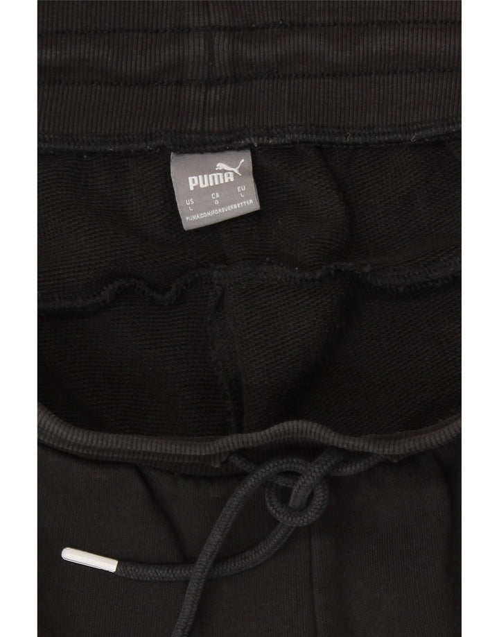 Pantaloni scurți sport grafic Puma pentru femei, mari, negru