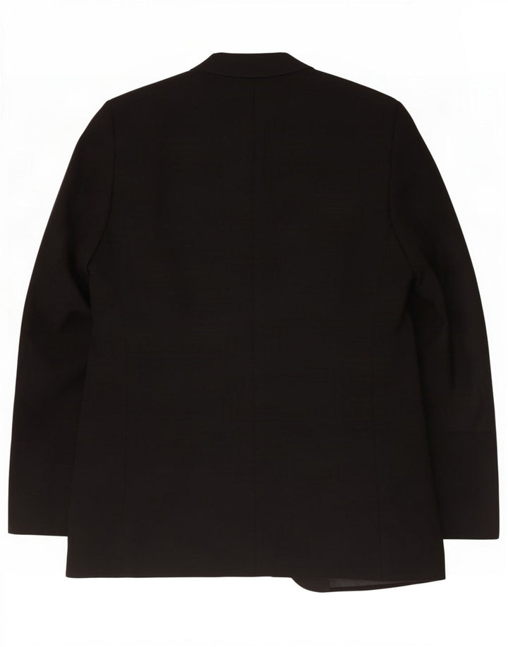 WESTBURY pentru bărbați By C&A 1 Button Blazer Jacket EU 52 Large Black New Wool
