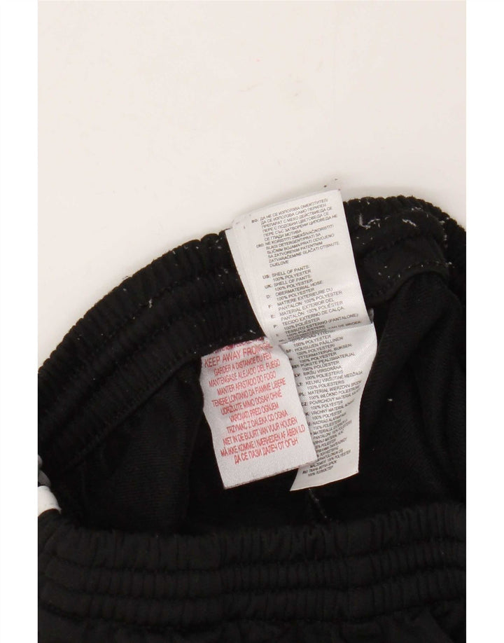 Pantaloni de trening Adidas baieti 9-10 ani poliester negru