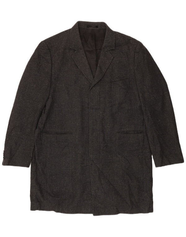 Jachetă pentru bărbați Marks & Spencer Open Blazer UK 44 2XL Lână gri