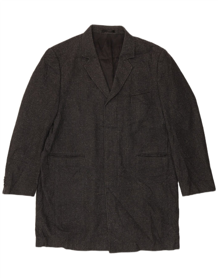 Jachetă pentru bărbați Marks & Spencer Open Blazer UK 44 2XL Lână gri
