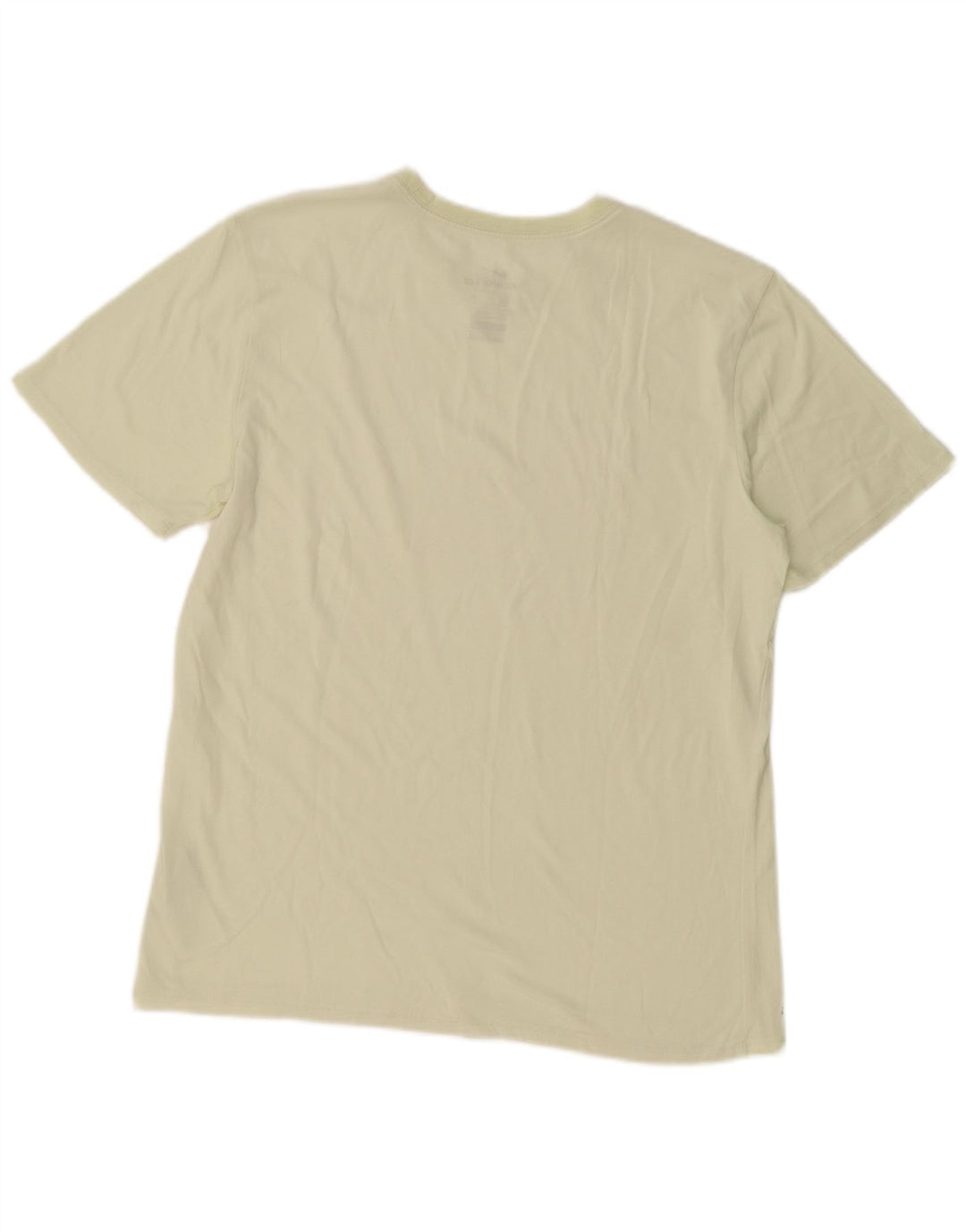 Tricou cu croi atletic Nike pentru bărbați Top mare din bumbac galben