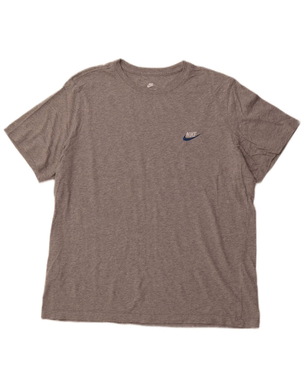 Tricou pentru bărbați NIKE Top XL bumbac gri