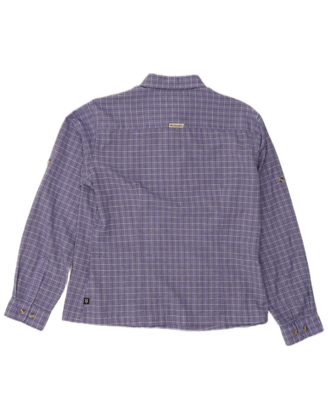 Cămașă Columbia pentru femei UK 14 Medium Blue Check Poliester