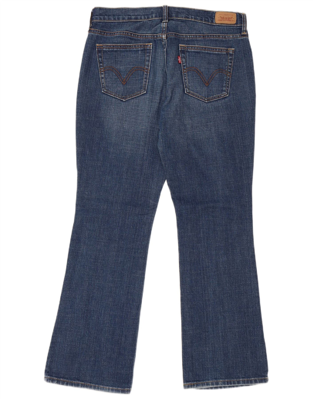 Blugi Levi's 515 Bootcut pentru femei US 8 Medium W32 L29 Bumbac albastru