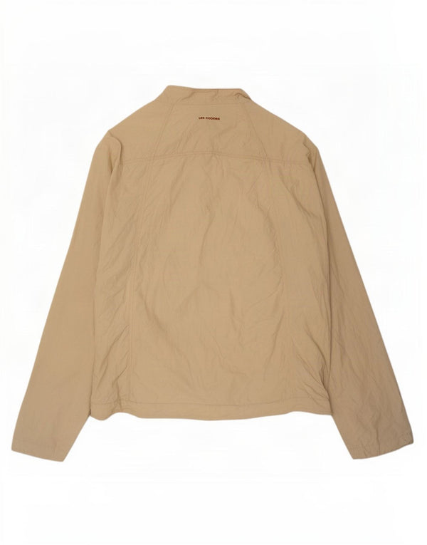 Jachetă bomber pentru bărbați Lee Cooper UK 44 2XL, bej, nailon
