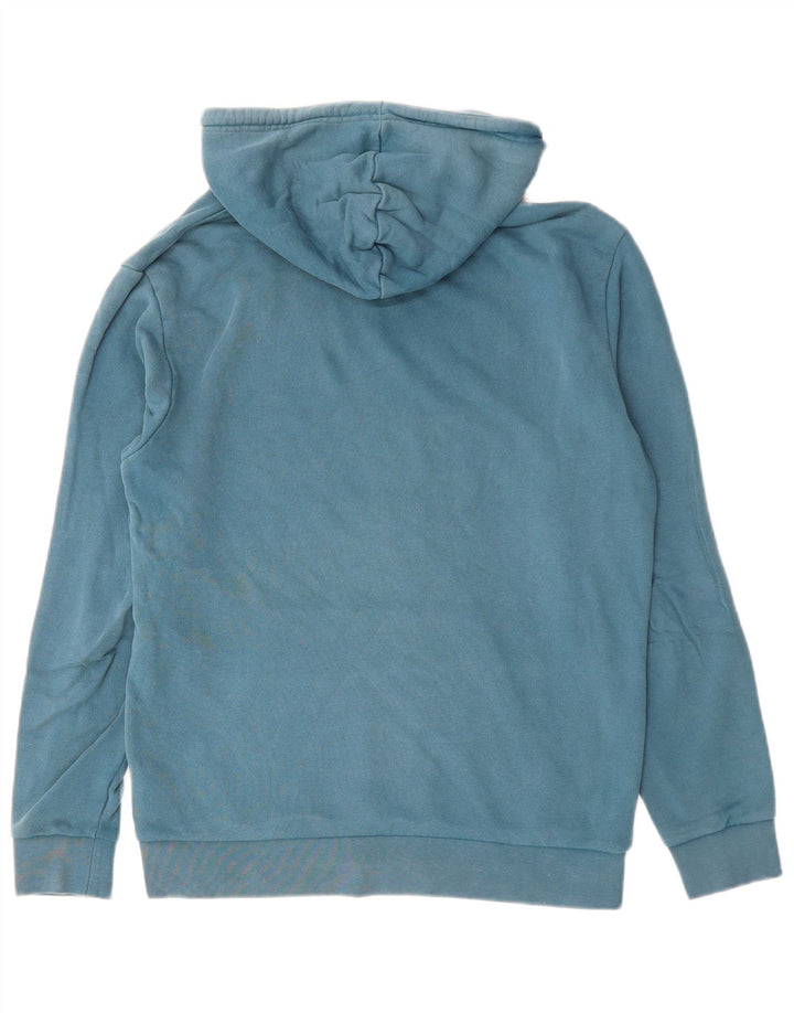 Pulover Adidas pentru bărbați, bumbac mic, albastru