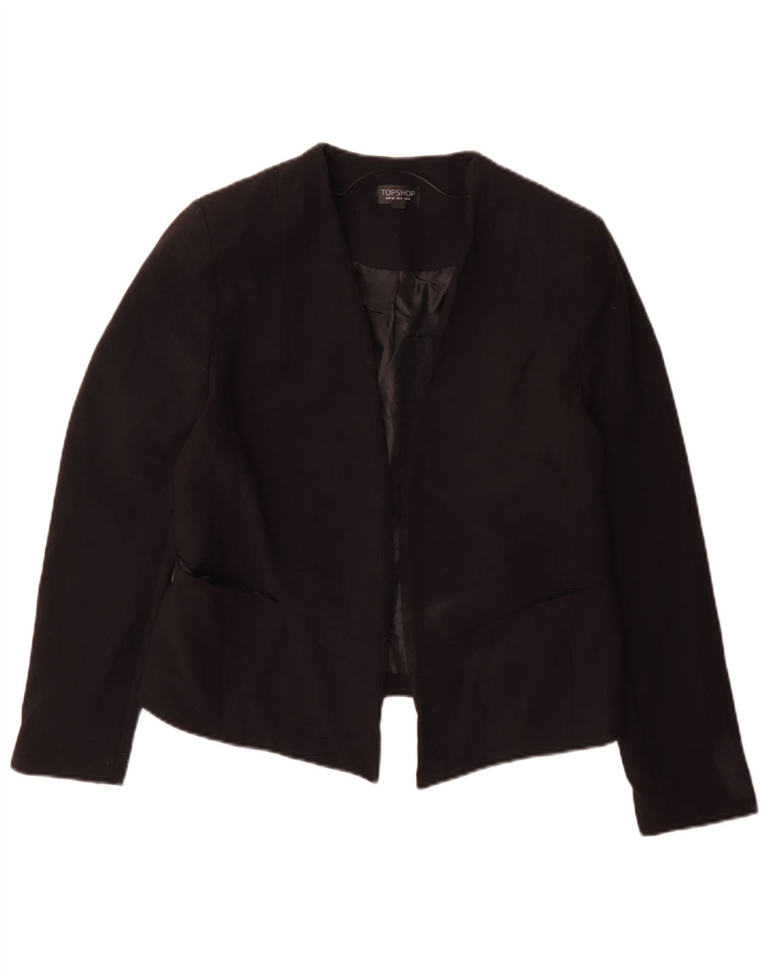 Jachetă Topshop pentru femei UK 14, mare, negru, poliester