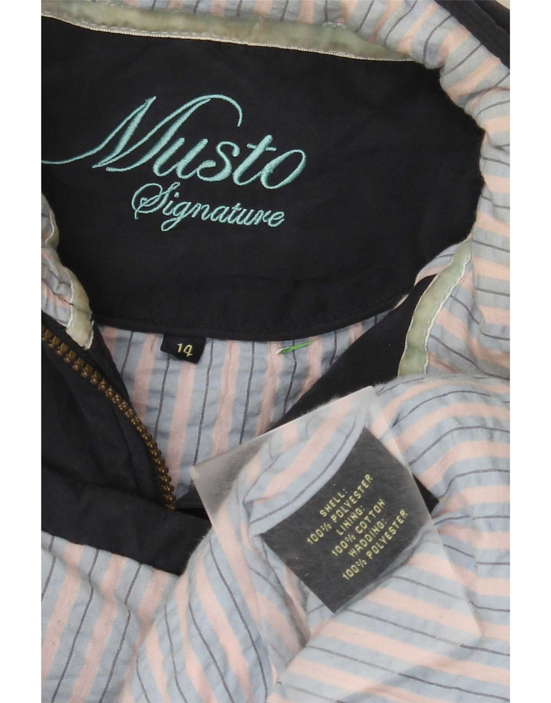 Gilet căptușit pentru femei Musto UK 14, mare, albastru, poliester