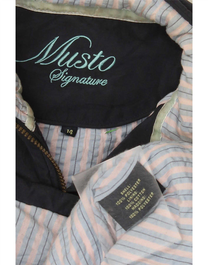 Gilet căptușit pentru femei Musto UK 14, mare, albastru, poliester