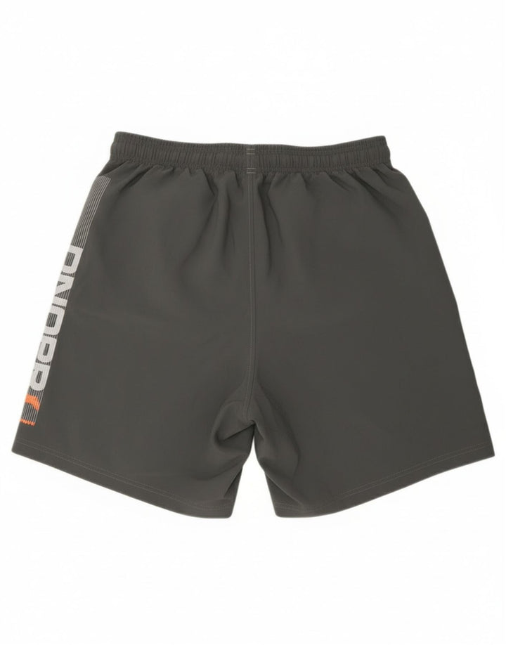 Pantaloni scurți sport Under Armour pentru bărbați Heat Gear Graphic, mari, gri, poliester