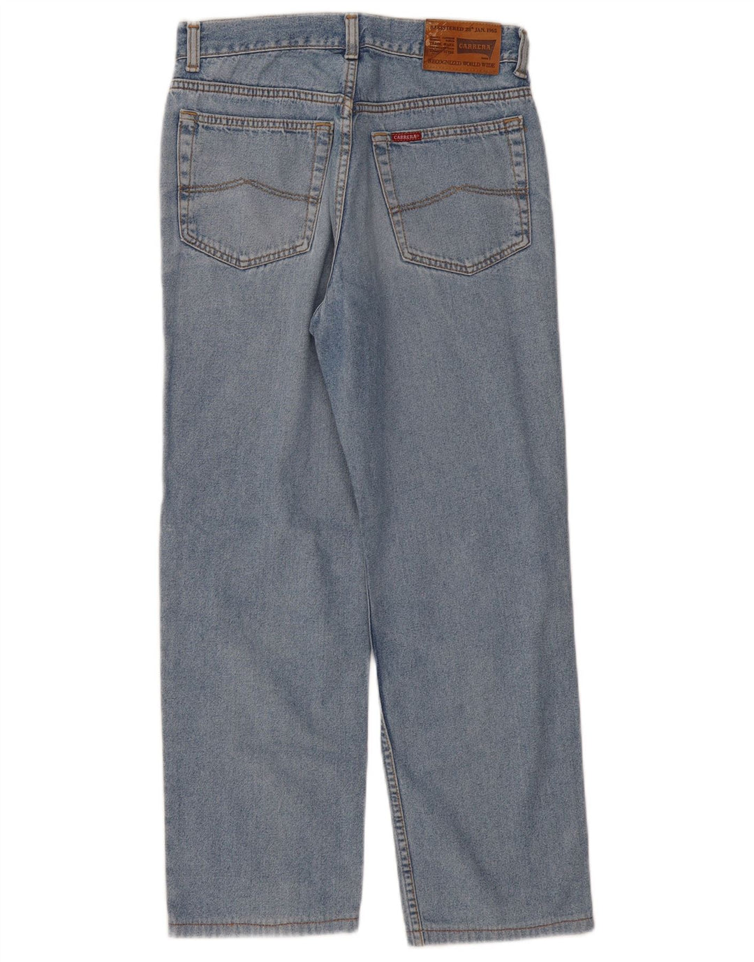 CARRERA Blugi Drepți Bărbați L30 L27 Bumbac Albastru
