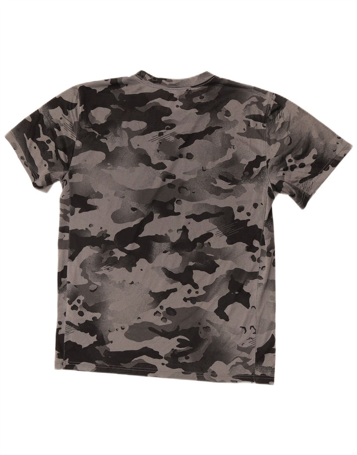 Tricou Nike pentru bărbați Dri Fit Top Medium Gri din poliester camuflaj
