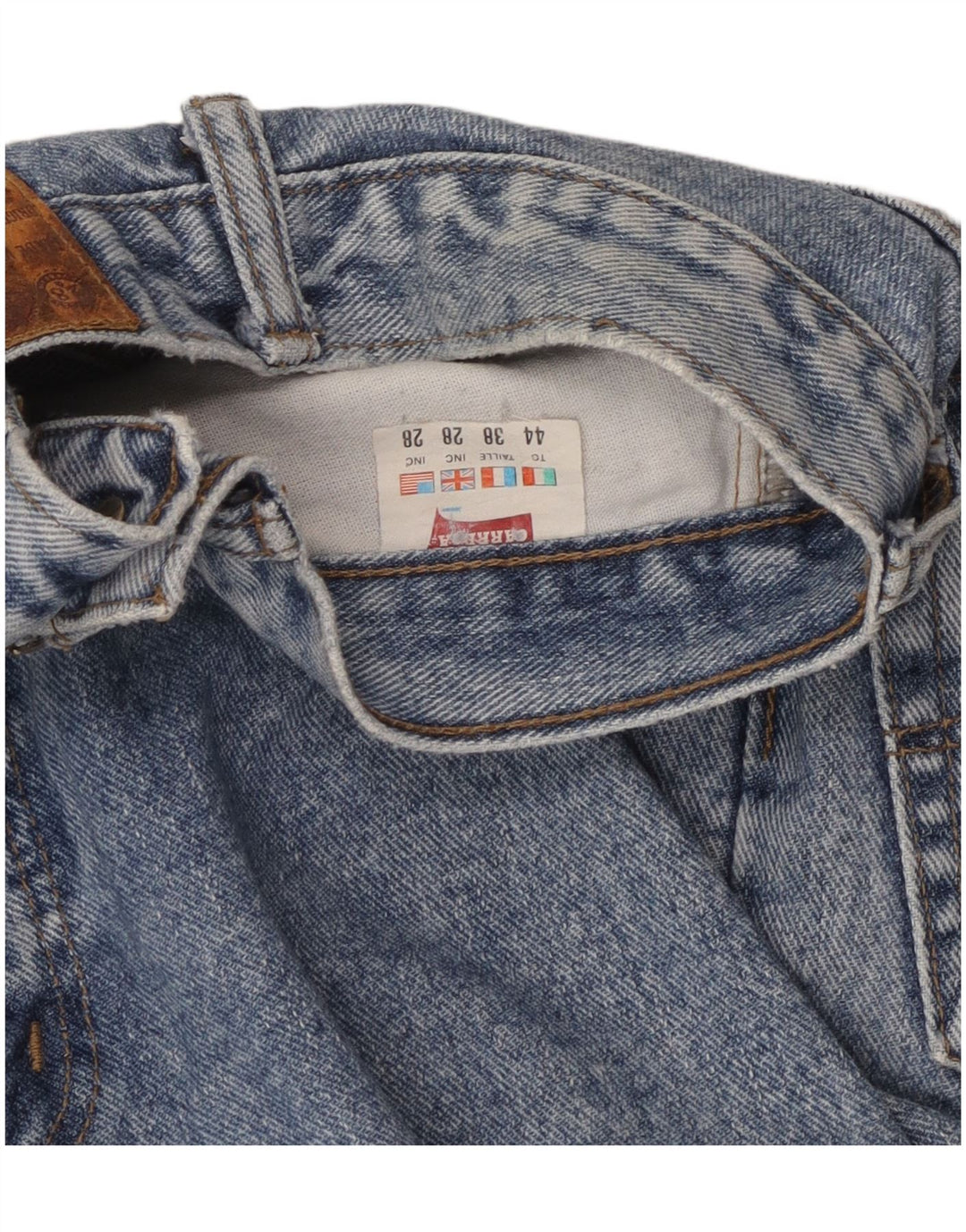 Blugi conici pentru femei Carrera W28 L30 Bumbac albastru