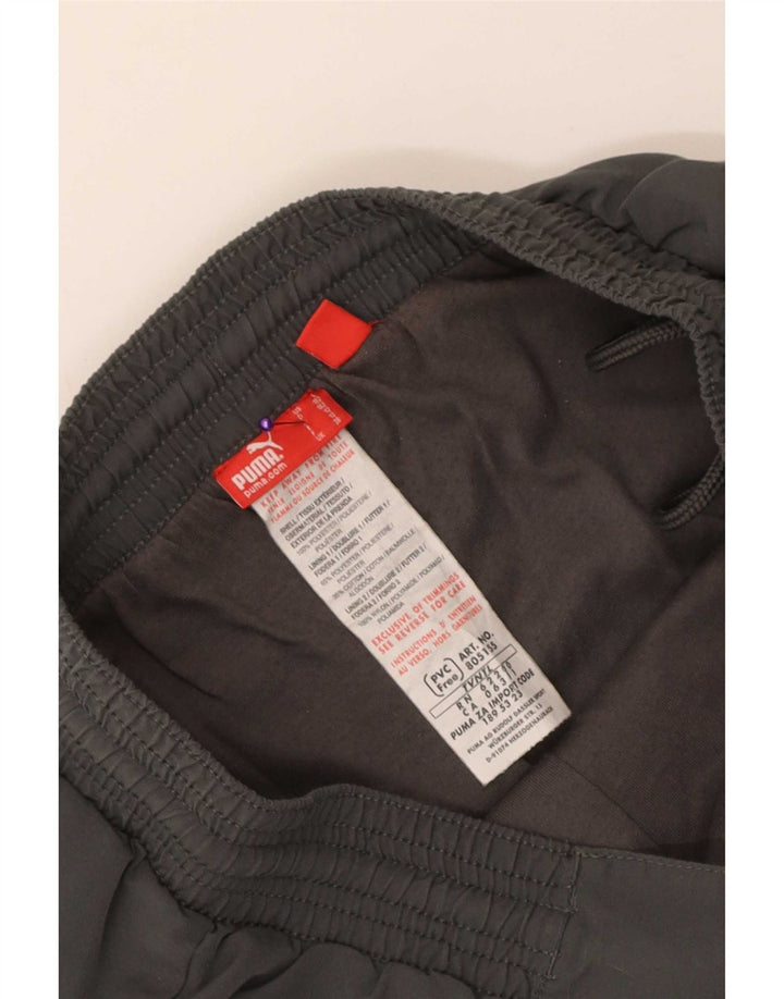 Pantaloni Windbreaker pentru băieți Puma 11-12 ani poliester gri