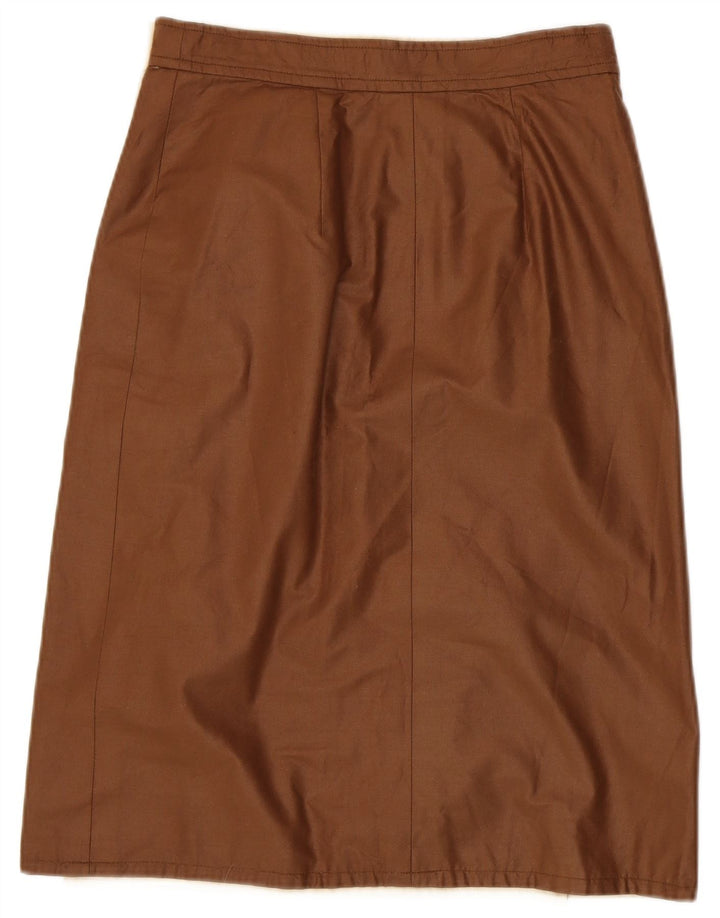 Fusta reversibilă pentru femei Vintage W30 Maro Mediu