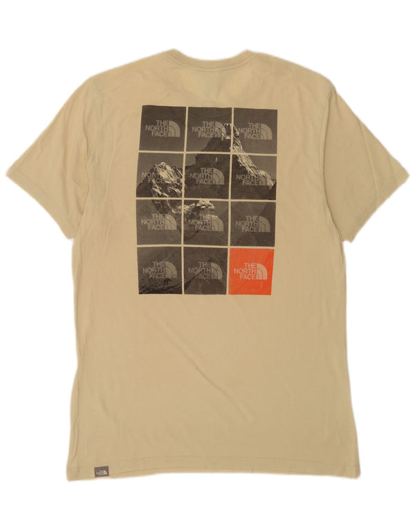 Tricou grafic pentru bărbați The North Face Top Medium Beige Bumbac