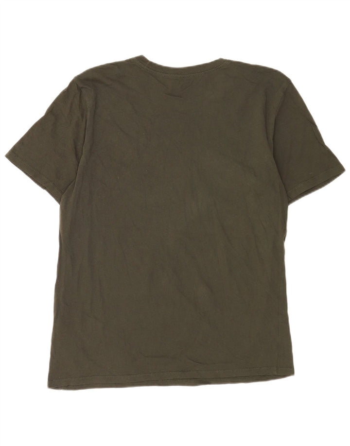 Tricou cu croi atletic Nike pentru bărbați Top, bumbac verde mediu