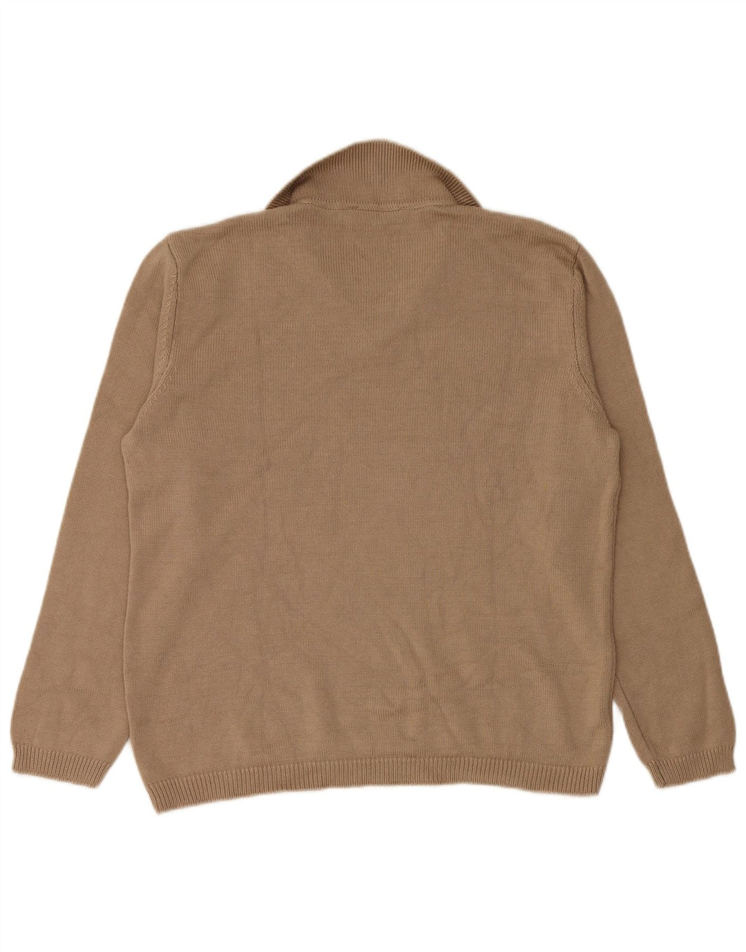 Pulover cu gât polo pentru femei Zara UK 14 Bej mediu