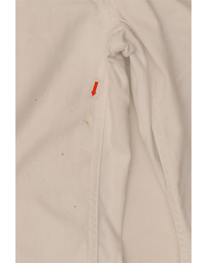 Blugi Drepți Femei Zara EU 36 XS W26 L29 Alb