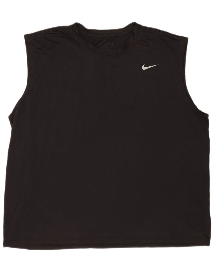 Vesta Nike Dri Fit pentru bărbați, 3XL, poliester negru