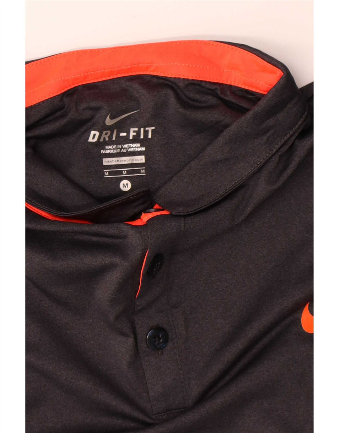 Tricou polo Nike pentru bărbați, gri mediu, poliester
