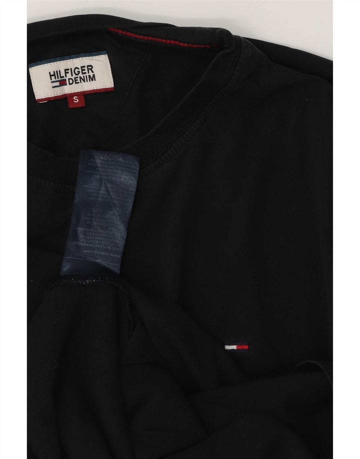 Tricou Tommy Hilfiger pentru bărbați Top mic, negru, bumbac