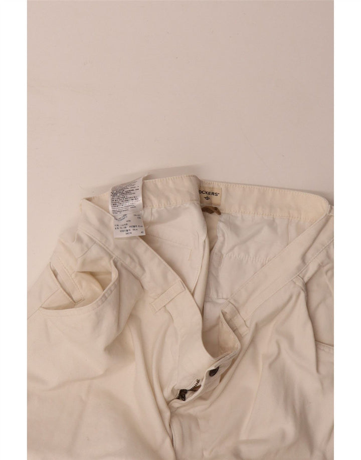 Pantaloni scurti cargo pentru bărbați DOCKERS W36, mari din bumbac alb