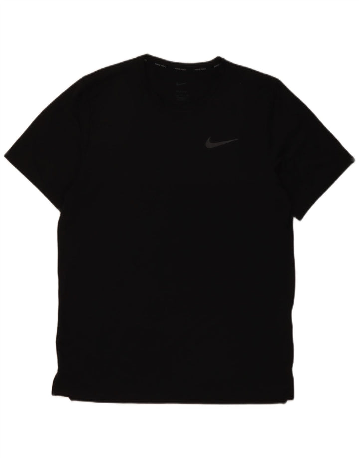 Tricou Nike Dri Fit pentru bărbați Top mic poliester negru