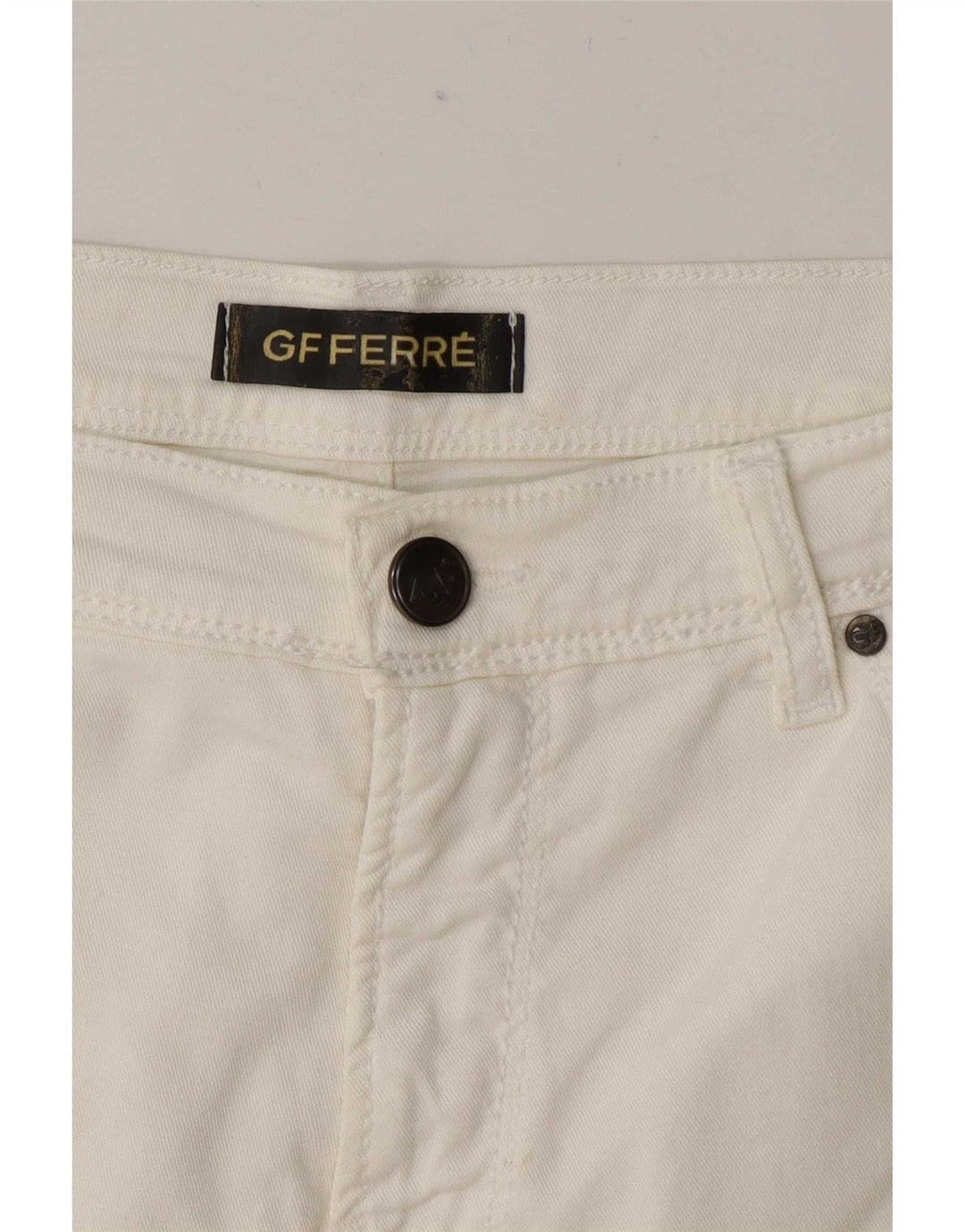 Blugi GF Ferre pentru femei Bootcut W34 L31 alb