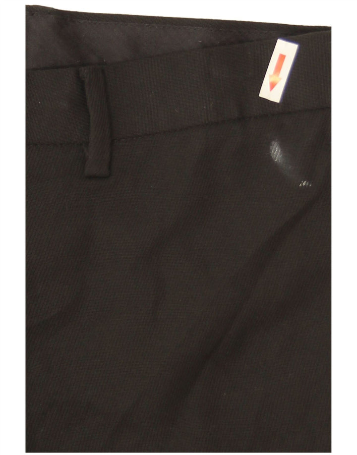 Pantaloni chino drepti pentru femei Marks & Spencer L32 L31 Poliester negru