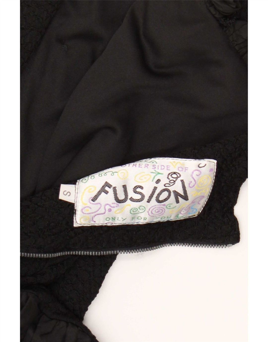 Rochie pentru femei Fusion fără bretele UK 10 Poliester negru mic