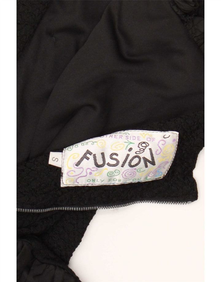 Rochie pentru femei Fusion fără bretele UK 10 Poliester negru mic