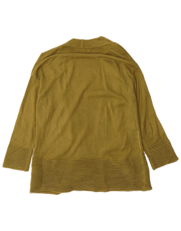 Pulover cardigan deschis pentru femei Marks & Spencer, cu mâneci 3/4, UK 14 Medium Khaki