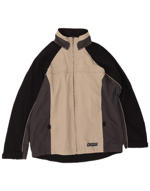Jachetă de vânt pentru bărbați CHAMPION UK 38 Medium Black Colorblock Poliester