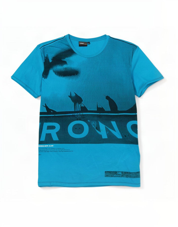 Tricou grafic pentru bărbați Lee Top XL Bumbac albastru