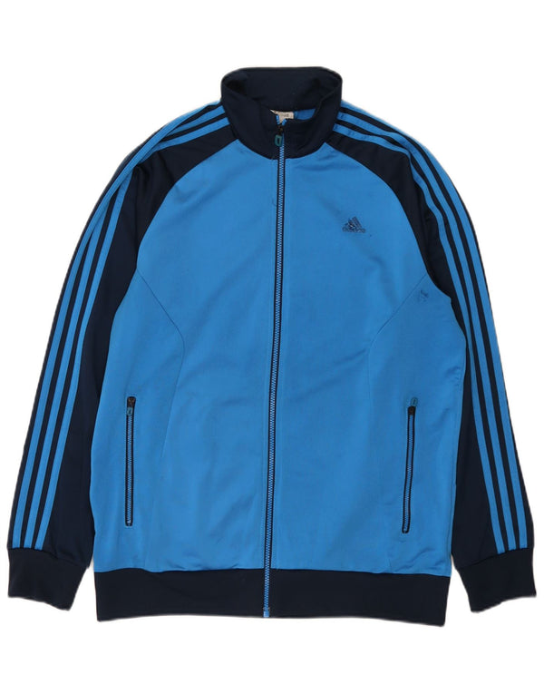 Jachetă de trening pentru bărbați Adidas Marea Britanie 42/44, mare, albastru, poliester
