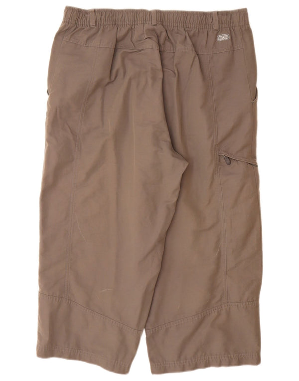 Pantaloni ADIDAS pentru bărbați, drepti, capri, mari W34 L20, bumbac gri