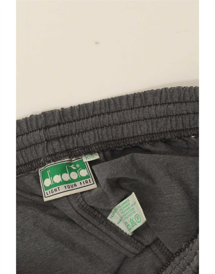 Pantaloni de trening Diadora pentru bărbați 2XL nailon gri