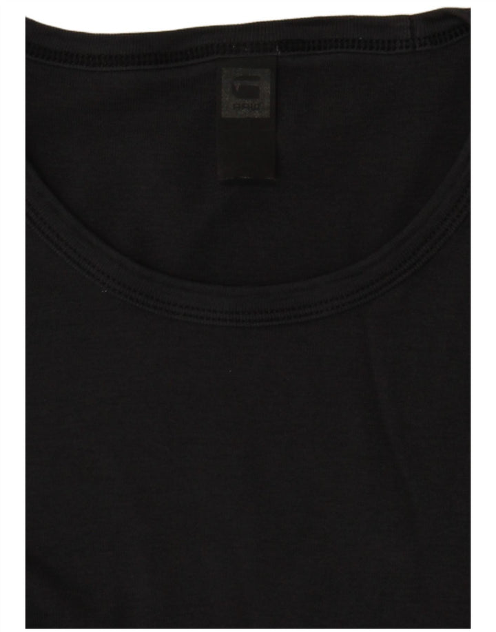 G-Star Top pentru bărbați cu mânecă lungă din bumbac gri mic