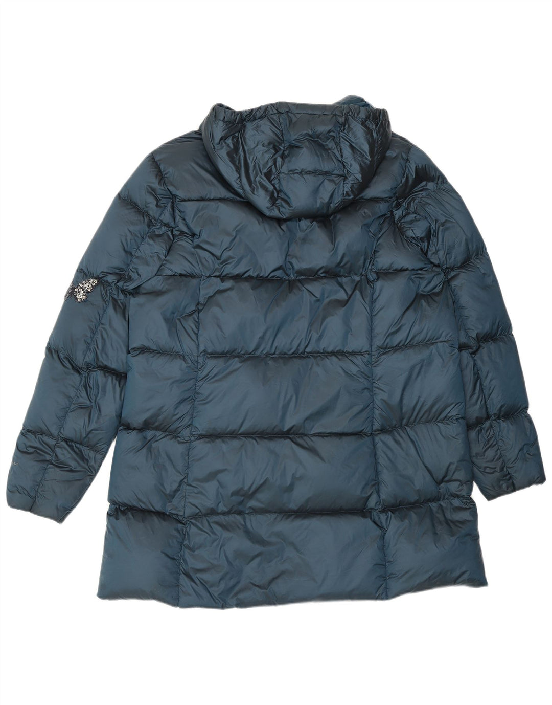 Jachetă căptușită cu glugă pentru femei Eddie Bauer UK 20 2XL Blue Nylon