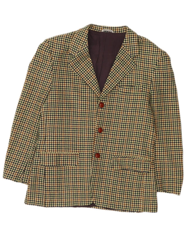 Jachetă Blazer pentru bărbați Wampum cu 3 nasturi UK 38 Medium Multicolor Houndstooth