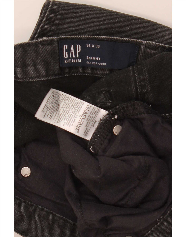 Blugi skinny pentru bărbați Gap W36 L30 bumbac gri