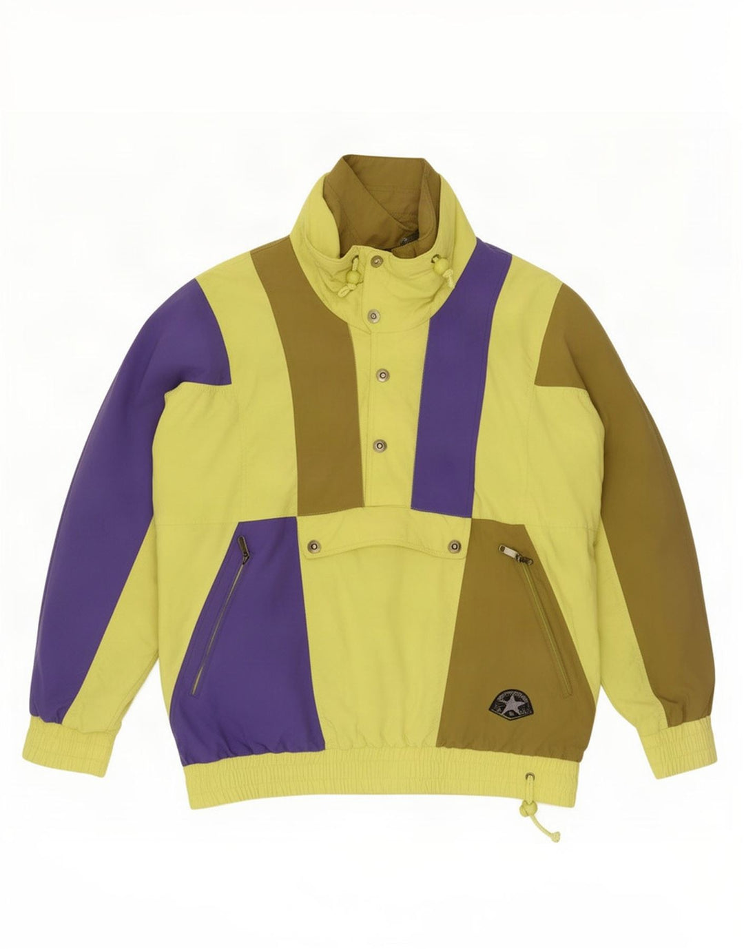 Jachetă de schi vintage pentru bărbați cu pulover UK 38 Medium, multicoloră