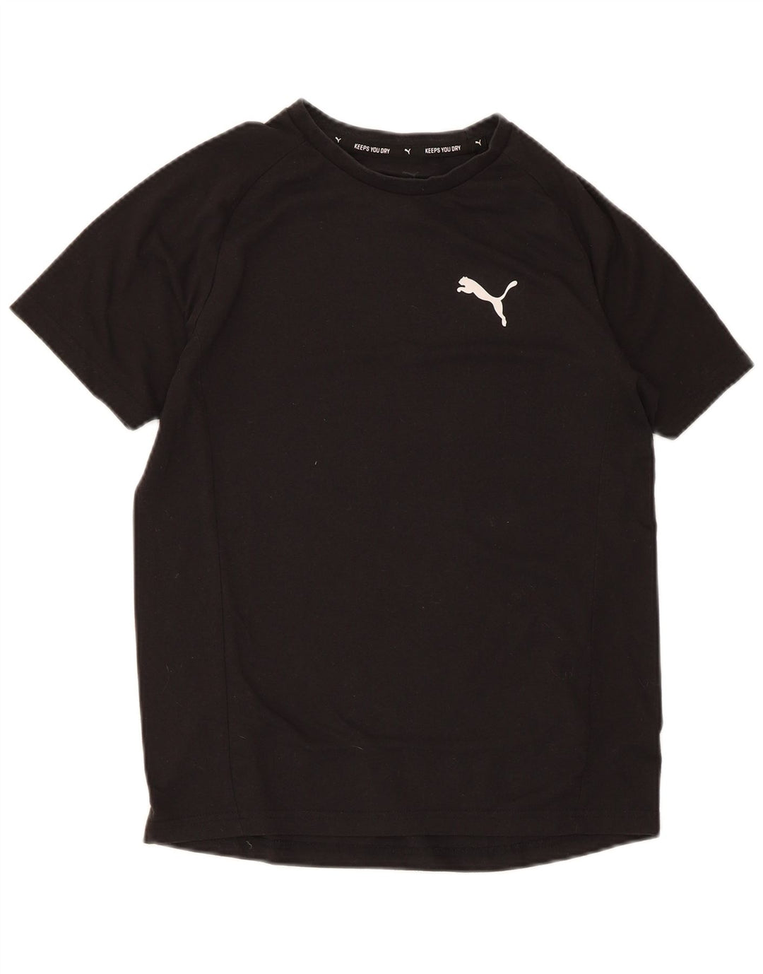 Tricou Puma Băieți Top 13-14 Ani Poliester Negru