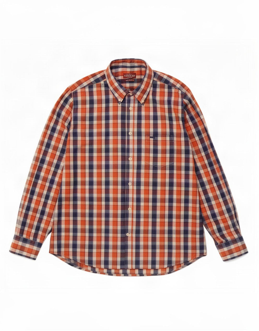 Cămașă pentru bărbați Carrera Regular Fit XL, bumbac cu carouri multicolore