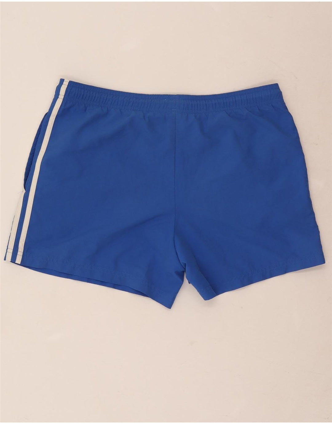 Pantaloni scurți sport grafic Adidas pentru bărbați, poliester albastru mediu