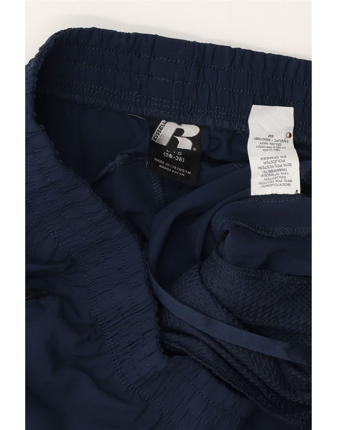 RUSSELL ATHLETIC Mens Dri-Power Tracksuit Trousers Large Navy Blue